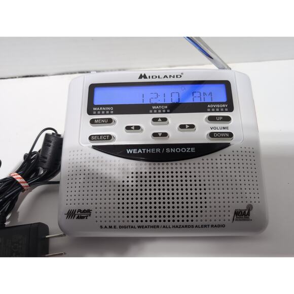 Midland Weather Alert Radio WR-120EZ - White tested works - Picture 2 of 6
